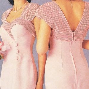 C5 6823 gown, formal, after-five, cocktail, bride